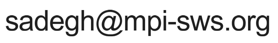Sadegh Soudjani Email
